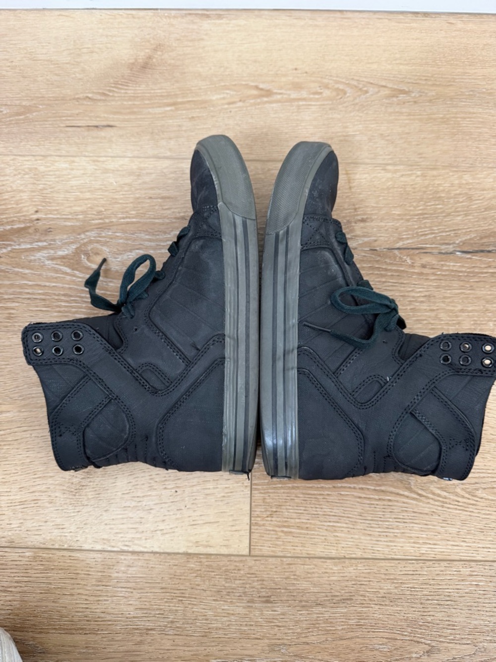 Supra Muska 001 triple black high top sneakers - Picture 5 of 9
